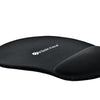 Tapis de souris arrondi avec repose-poignet en gel IntekView Noir #ERG160MP